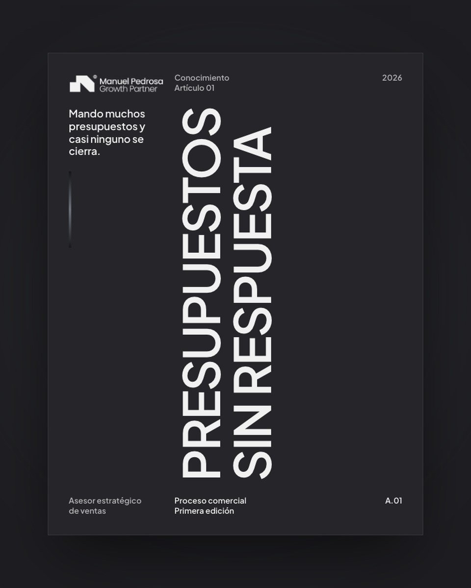 Mandas presupuestos y casi ninguno se cierra